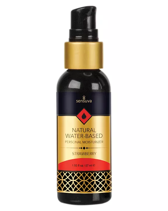 Sensuva Natural Water Based Personal Moisturizer - 1.93 oz Strawberry