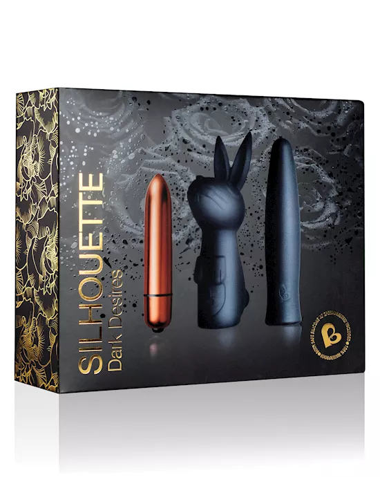 Rocks Off Silhouette Dark Desires Kit - Copper/Black