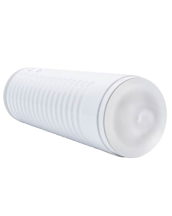 Lovense Max 2 Rechargeable Male Masturbator w White Case  Clear Sleeve