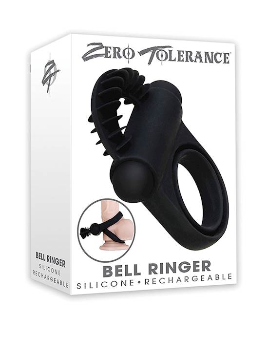 Zero Tolerance Bell Ringer Cock Ring  Black
