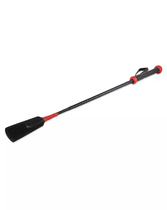 Sultra 26" Lambskin Crop - Black/Red