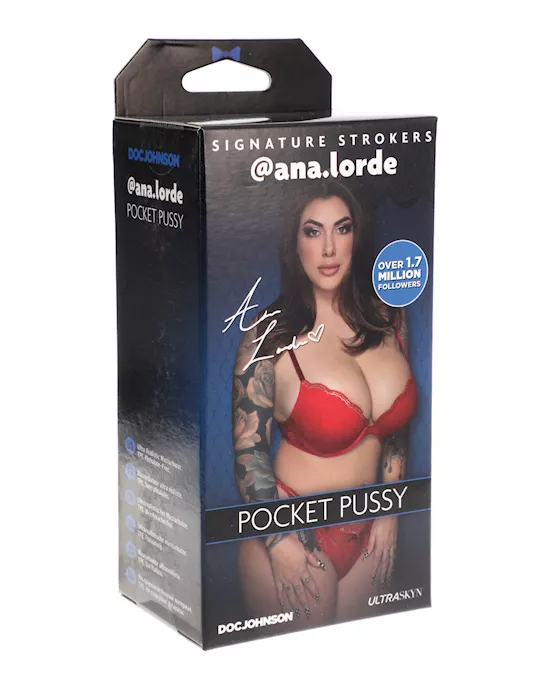 Signature Strokers Girls Of Social Media Ultraskyn Pocket Pussy - @ana.lorde