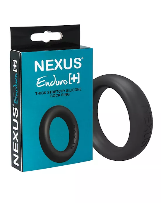 Nexus Enduro Plus Silicone Cock Ring - Black