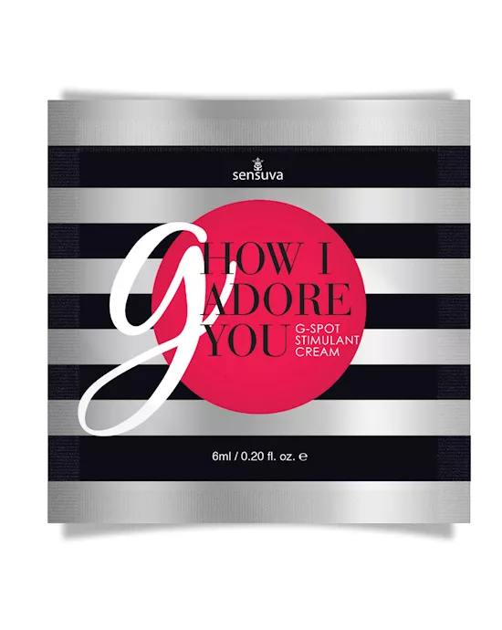 G How I Adore You G-Spot Enhancement Cream - 6 ml Single Use Pillow Packet