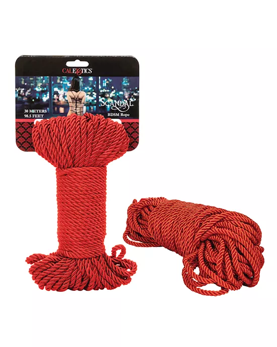 Scandal BDSM Rope - 30m Red