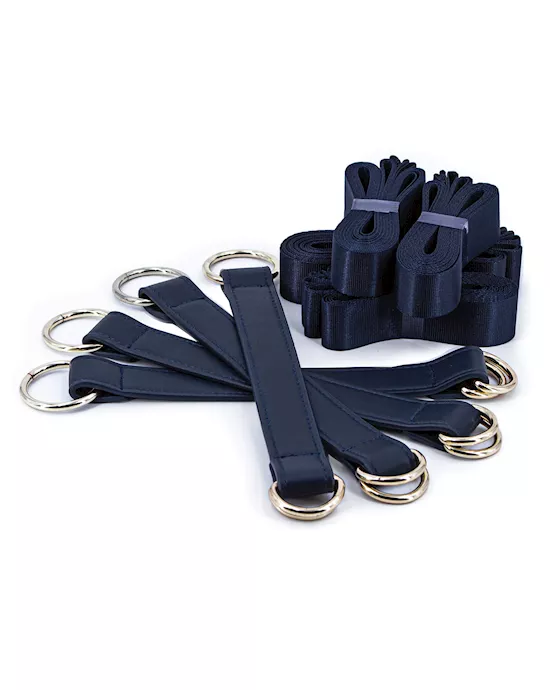 Bondage Couture Tie Down Straps - Blue