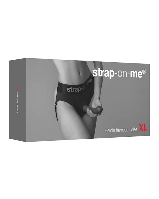 Strap On Me Heroine Harness - Black XL