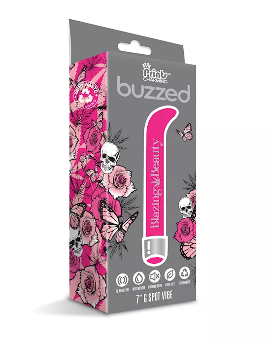Buzzed 7" G-Spot Vibe  - Blazing Beauty Pink