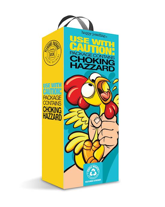 Pleasure Package Use wCaution Tight Textured Stroker  White