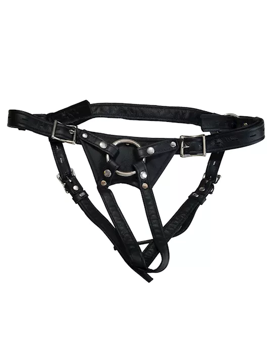 Locked In Lust Crotch Rocket Strap-On Large - Black