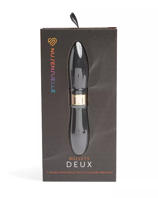 Nu Sensuelle Deux Two-Ended Bullet - Black