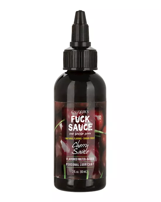 Fuck Sauce Flavored Water Based Personal Lubricant - 2 oz Cherry