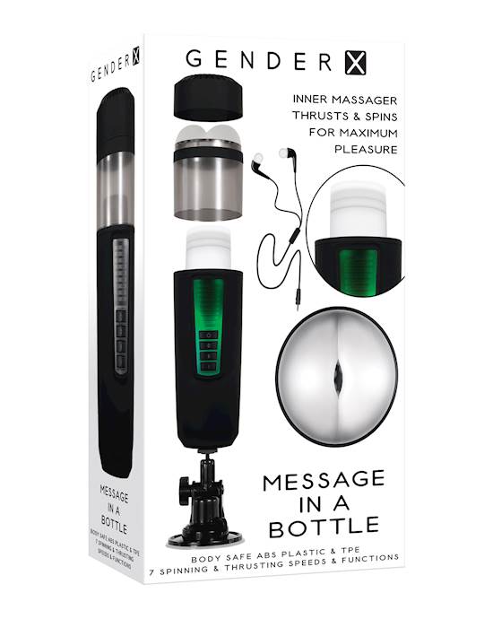 Gender X Message In a Bottle  Black
