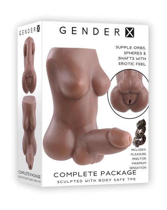 Gender X Complete Package Multi Function Stroker  Dark