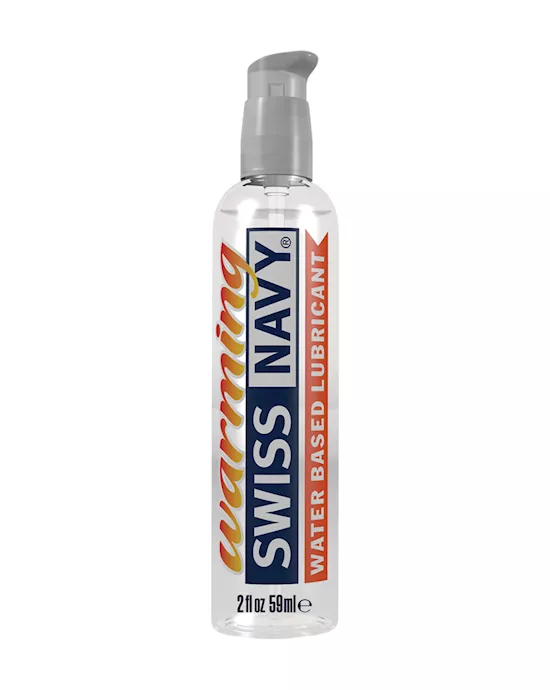Swiss Navy Warming Water Based Lubricant - 2 Oz