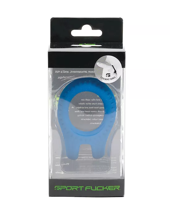 Sport Fucker CockPit Cockring - Blue