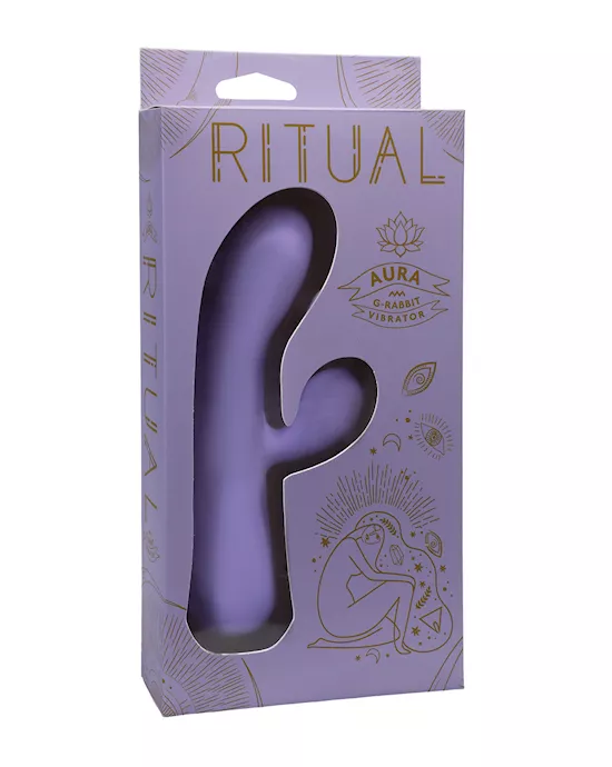 Ritual Aura Rechargeable Silicone Rabbit Vibe - Lilac