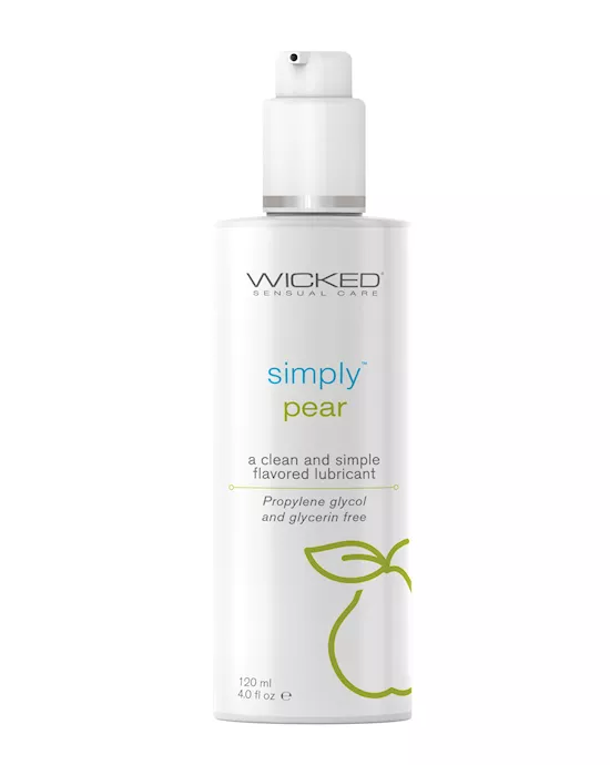Wicked Sensual Care Simply Water Based Lubricant - 4 oz Pear