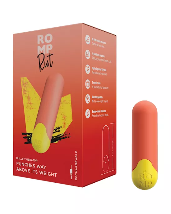 Romp Riot Bullet Vibrator - Orange