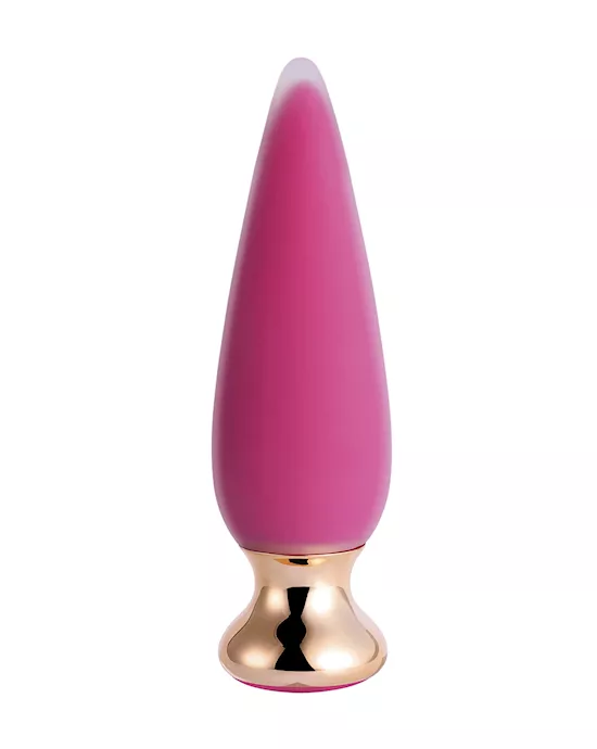Doro Plus Vibrating Anal Plug with Remote Control - Pink