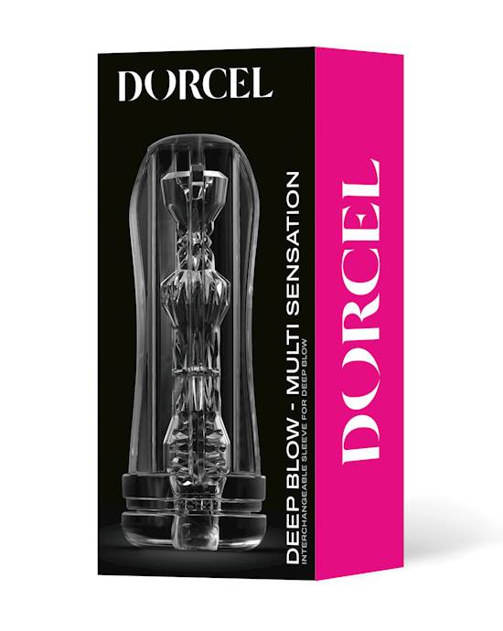 Dorcel Deep Blow Multi Sensation Sleeve  Clear