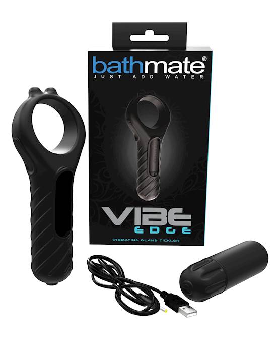 Bathmate Vibe Edge Glans Tickler  Black