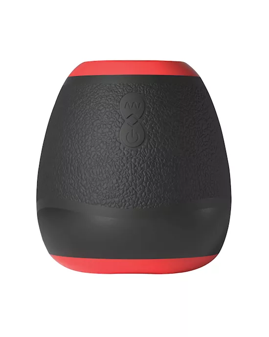 Ninja Open-Ended Vibrating Stroker Male Masturbator - Black