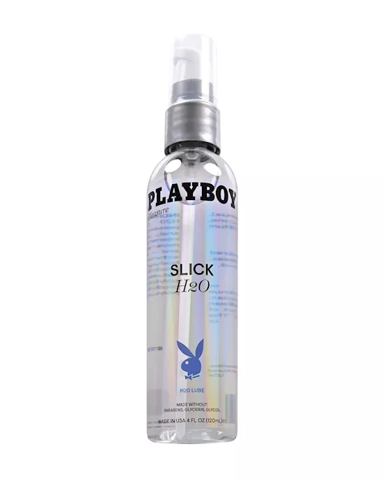 Playboy Pleasure Slick H20 Lubricant - 4 oz