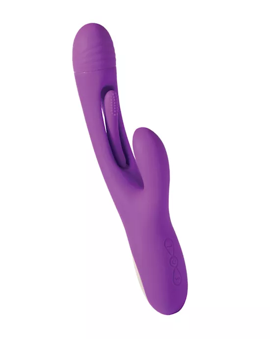 Bora G-spot Tapping Rabbit Vibrator - Purple