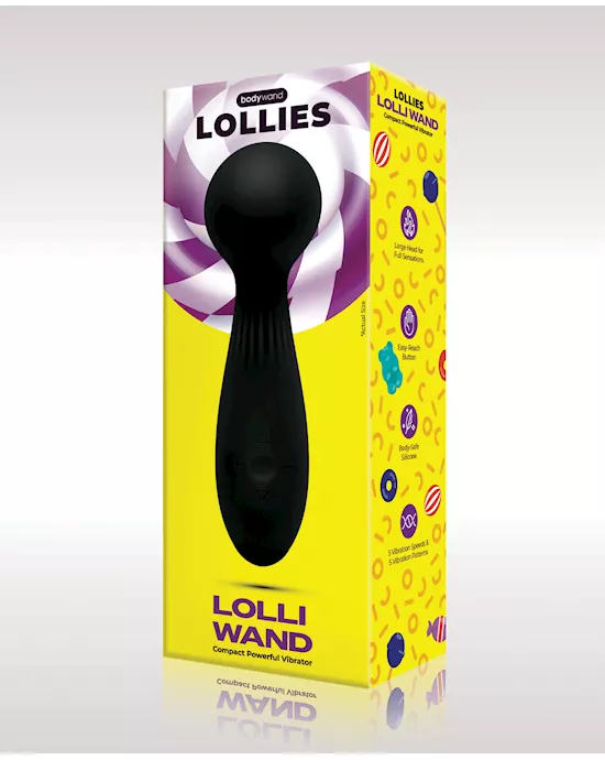 Bodywand Lolli Wand Vibrator - Black
