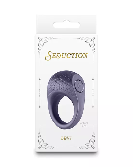Seduction Levi Cock Ring - Metallic Grey