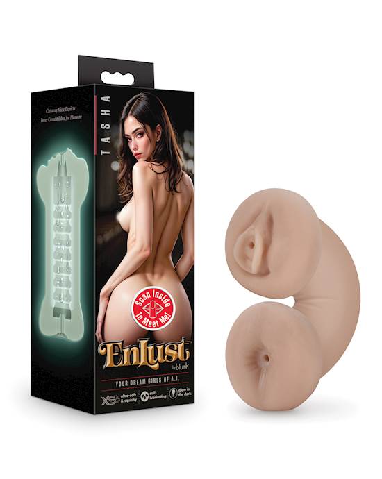 Blush EnLust Soft amp Wet GlowintheDark Pussy amp Ass Stroker  Tasha