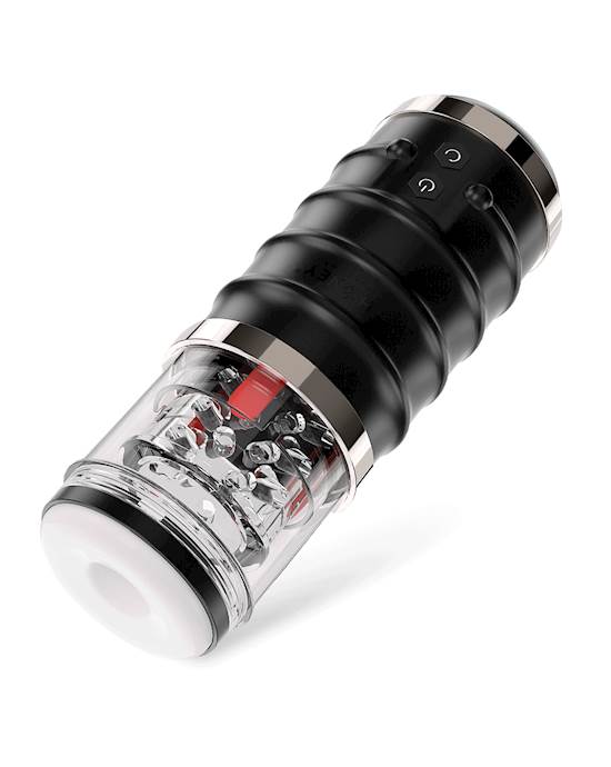 Warrior Auto Thrusting Male Masturbator  Black