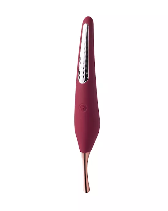 Ms. Honey Pinpoint Clit Vibrator & Nipple Stimulator - Red Wine