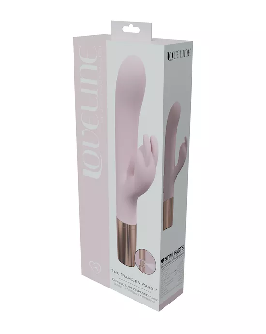 Shots Loveline Traveler Rabbit Vibrator - Pink