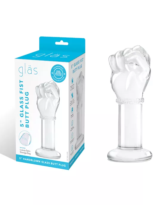 Glas 5" Fist Butt Plug