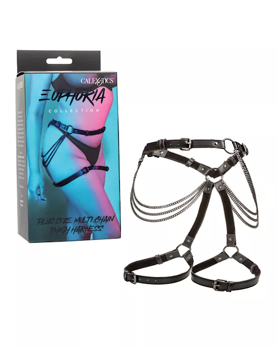 Euphoria Collection Plus Size Multi Chain Thigh Harness