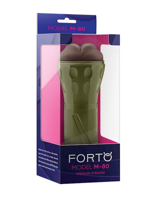 Forto Model M80 HardSide Mouth Masturbator  Dark