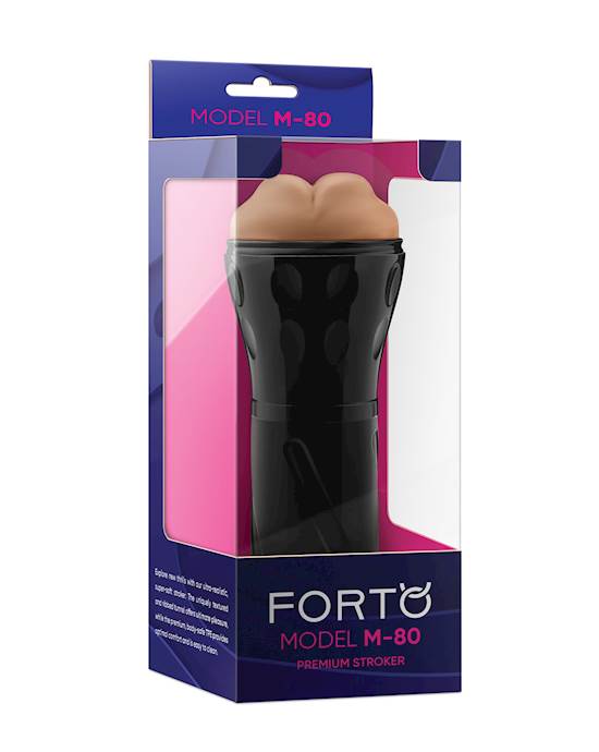 Forto Model M80 HardSide Mouth Masturbator  Tan