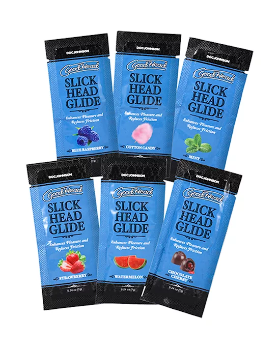 Goodhead Slick Head Glide Gel - 6 Pack