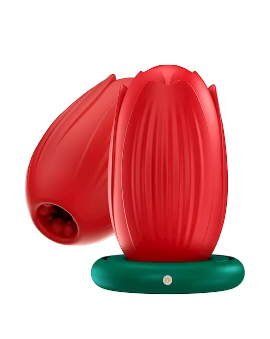 UV Sterilised Vibrating Rose Masturbator 