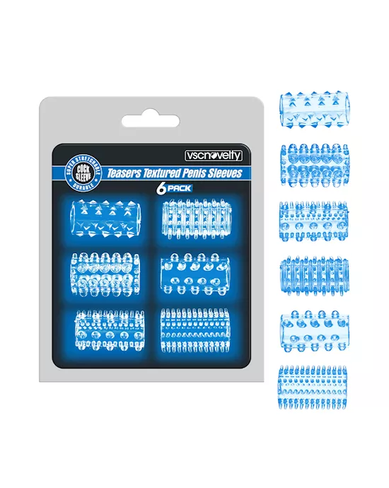 Teasers Textured Penis Sleeves