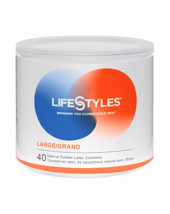 Lifestyles Bowl Large Condoms 40ct