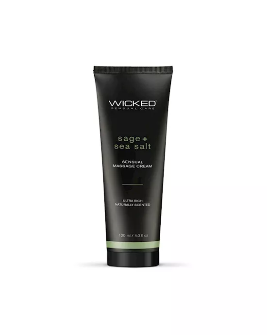 Wicked Sage & Sea Salt Sensual Massage Cream 120ml