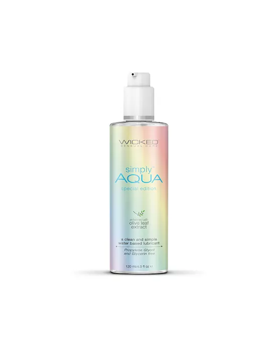 Wicked Simply Aqua Pride Water Based Lubricant 120ml