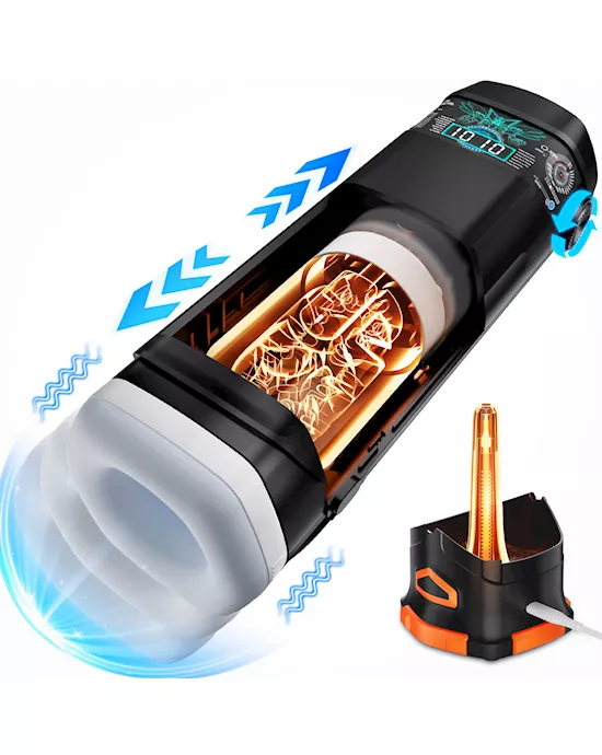 CyberSkin The Titan Thrusting & Vibrating Heating Auto Masturbator