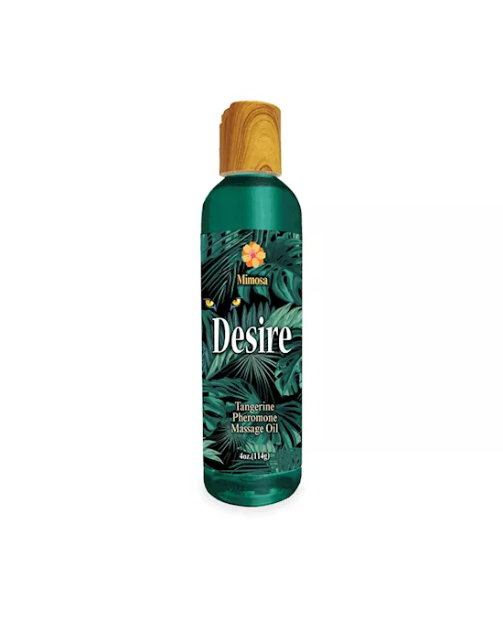 Desire Tangerine Scented Pheromone Massage Oil 118ml