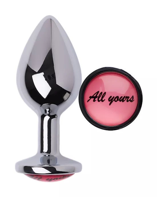 Kinki All Yours Steel Butt Plug Medium