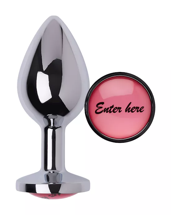 Kinki Enter Here Steel Butt Plug Medium