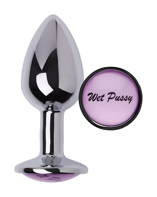 Kinki Wet Pussy Steel Butt Plug Small